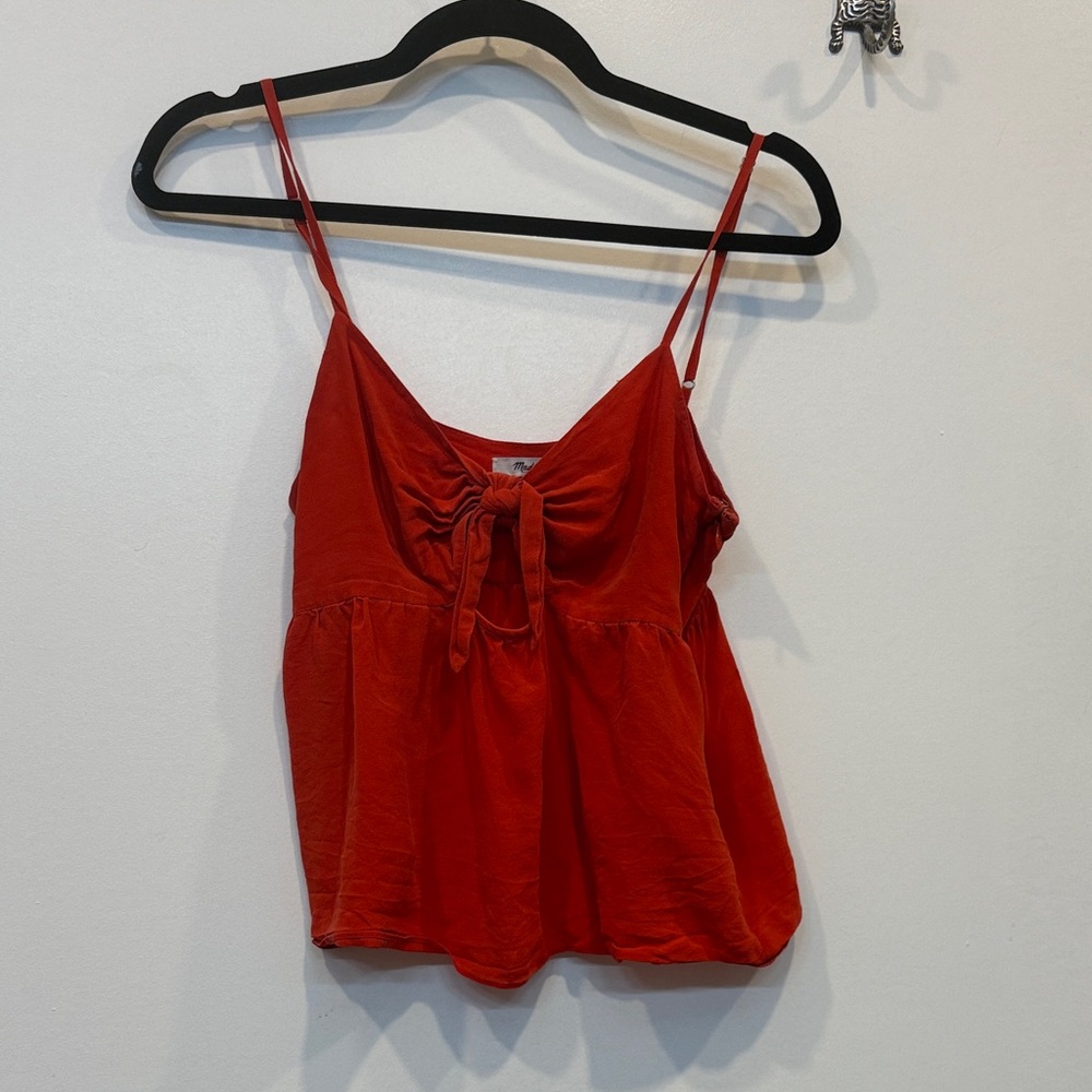 Madewell Red Camisole Top